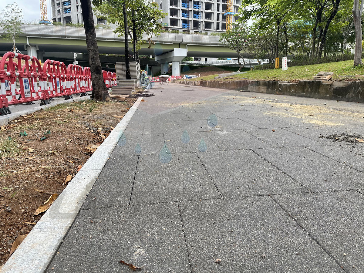 深圳福田北上環(huán)立交人行道